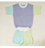 Latest custom Child 100% cotton baby sweater sets knitwear multi color