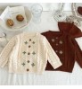 0-3Yrs Baby Hollow Sweater Knitted Cardigan Jacket Baby Sweater Coat Girls Cardigan Girls Autumn Winter Sweaters