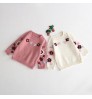 Hand-embroidered Hook Flower Knit Sweater Baby Girl Cute Sweater