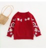 Hand-embroidered Hook Flower Knit Sweater Baby Girl Cute Sweater