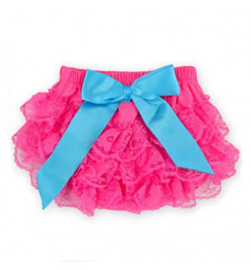 Factory cheap Newborn Infant lace diaper covers children ruffle bloomers baby underwear