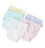 OEM/ODM eco-friendly infant toddler organic 100% cotton short pants undies custom walking training baby underwear