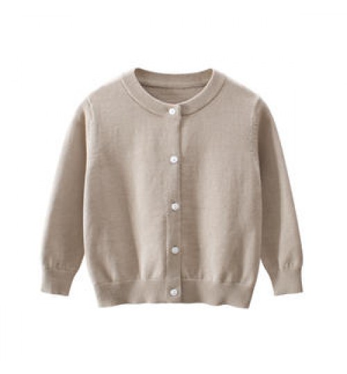 Customized Fashion Knitted Baby Sweater Wholesale Soft Sweater Cotton Knitted Cardigan Sweaters