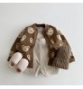 2022 New Baby Bear Cardigan Autumn Winter Baby Knit Clothes Cute Cartoon New Born Baby Sweaters