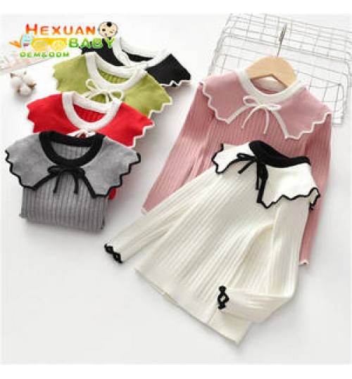 New Arrive Wholesale Children Boutique Clothing Kids Girls Winter Sweaters Baby Sweaters