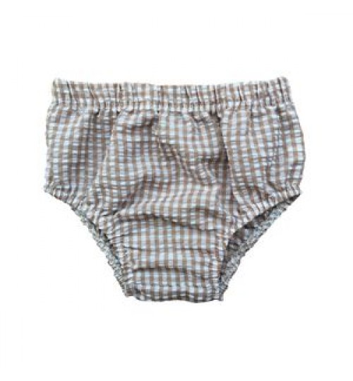 Seersucker swim shorts baby summer bloomers beach trunks kids outside underwear