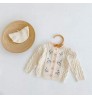Children Baby Sweater collar Knitted Cardigan Jacket Baby Sweater Coat Girls Cardigan Autumn Winter Sweaters