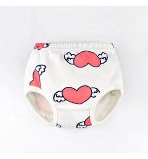Kids underwear for children baby girls briefs of 40 combed cotton double fabrics
