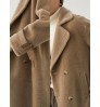 Men Overcoat Hot Selling Cheap Winter Turndown Collar Anti-Wrinkle Designs Faux Fur Overcoats For Men