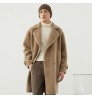 Men Overcoat Hot Selling Cheap Winter Turndown Collar Anti-Wrinkle Designs Faux Fur Overcoats For Men