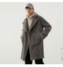 Men Overcoat Hot Selling Cheap Winter Turndown Collar Anti-Wrinkle Designs Faux Fur Overcoats For Men