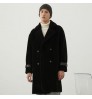 Men Overcoat Hot Selling Cheap Winter Turndown Collar Anti-Wrinkle Designs Faux Fur Overcoats For Men