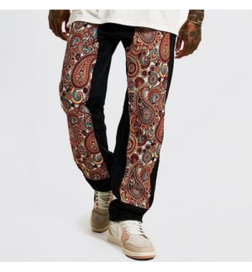 Mens Badana Tapestry Jeans Acid Wash 100% Cotton Jeans