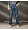 Jeans Jeans Straight Wholesale Custom Vintage Blue Washed Straight Jeans Men For Casual Fall Slim Denim