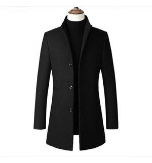 Men's trench coats men's wool overcoat