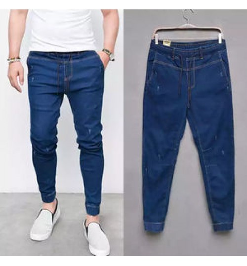 Jeans Jeans Plain Outwear Men Denim Jeans Casual Streetwear Hip Hop Pants Ripped Fit Custom Printed Logo Trousers