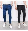 Jeans Jeans Plain Outwear Men Denim Jeans Casual Streetwear Hip Hop Pants Ripped Fit Custom Printed Logo Trousers