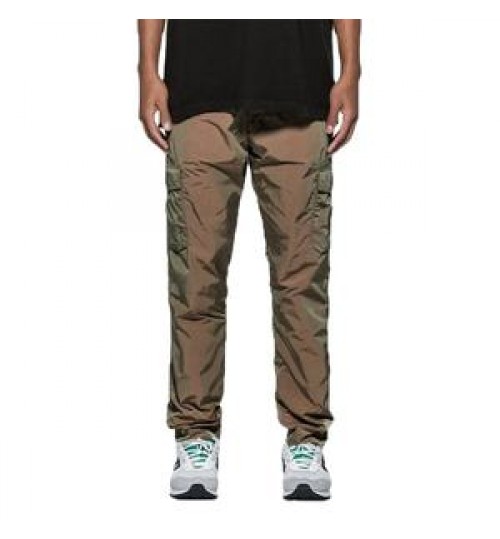 Mens Pants Pants Wholesale Mens Shiny Pants Woolen Brown Hip Hop 100% Nylon Straight Leg Pants