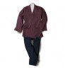 Custom coton fashion shirt set men's has a special weave to express a net pattern