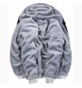 OEM ODM Men's Pullover Winter Workout Fleece Hoodie Jackets Plus Size Warm Thick Men Coat