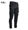 New stock men's jeans side pocket leg pants, skinny jeans, men's jeans