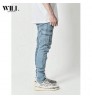New stock men's jeans side pocket leg pants, skinny jeans, men's jeans