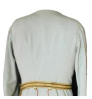 men's white military coat