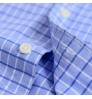 Men's Shirts Shirts Men's Plaid Casual Oxford Shirts Pocket With Embroidered Logo Regular-fit Long Sleeve Button Down Work Shirts Custom