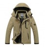 Winter Warm Windproof Windbreaker Mens Thick Big Tall Jacket Coat Outdoor Hooded Parka Plus Size Men's Jacket