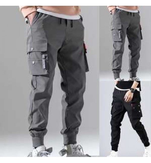 2022 summer New Multi-pocket Cargo Pants Custom Elastic Plus Size Men's Pants & Trousers cargo trousers