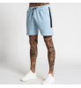 Custom logo high quality cotton gym french terry contrast color shorts drawstrings men shorts