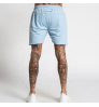 Custom logo high quality cotton gym french terry contrast color shorts drawstrings men shorts