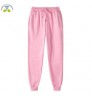 2022 New Solid Color Casual Pants Men's Fashion Drawstring Full Length Pants High Quality Sweat Pants