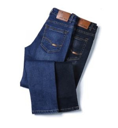 Cheap jeans for men bulk wholesale jean pants slim fit jeans men designer stretch denim blue and black color OA support