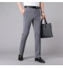 Men's business trousers casual pants thin pants stretch straight suit trousers