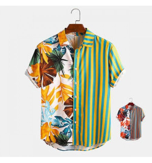 2022 New Fashion High Quality Casual Sublimation Men Clothing Hawaiian Custom Printing Men's Shirts