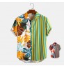 2022 New Fashion High Quality Casual Sublimation Men Clothing Hawaiian Custom Printing Men's Shirts