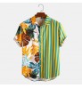 2022 New Fashion High Quality Casual Sublimation Men Clothing Hawaiian Custom Printing Men's Shirts
