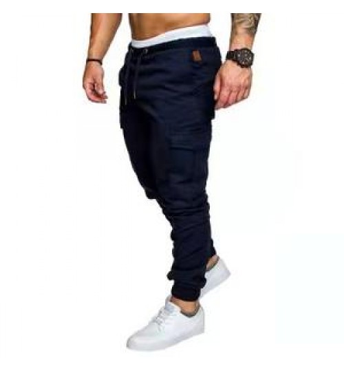 Outdoor polyester quick-drying sports pants multi-pocket men's casual cargo pants