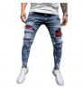 The Black Friday Sale Washed Mens Jeans Denim Slim Ripped Pants Men Black Friday Casual Leisure Men'S Jeans With Hole