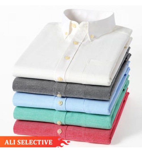 MT2045 High Quality Solid Color Shirts For Men Custom Men Shirts Plus Size Men's Shirts