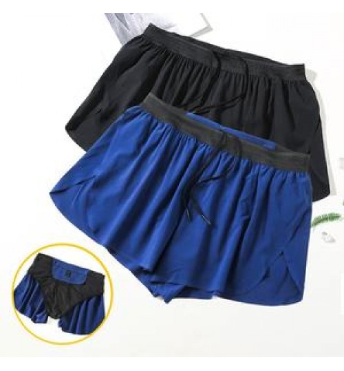 Mens Shorts Shorts Monton Quick Dry Polyester 2 In 1 Custom Workout Jogging Gym Fitness Training Marathon Mens Running Shorts