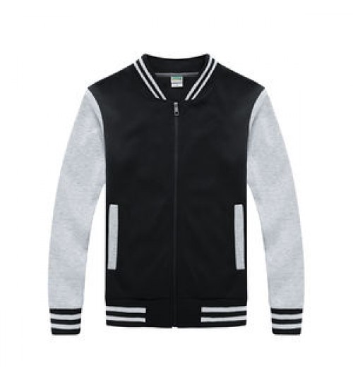 New original custom mens fleece jackets pilot bomber windbreaker zip men's jackets for winter