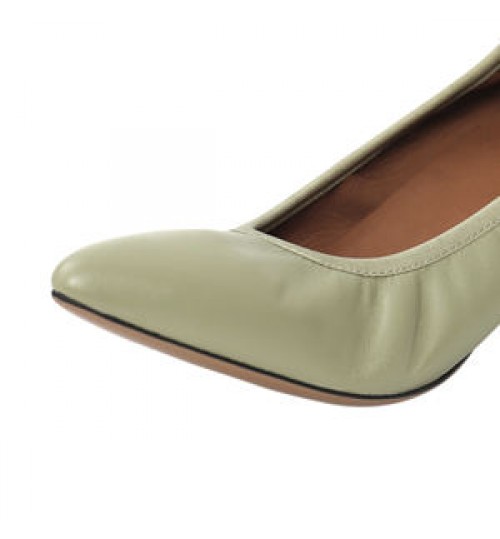 Shoes Hot Selling Good Quality Soft Bottom Pointed Thick Women's Heeless Granny Shoes