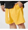 Custom Logo Mesh Drawstring Men Fitness Training Gym Shorts summer beach Shorts