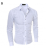 New luxury men's shirt Business Style Slim Soft Comfort Slim Fit Styles Long Sleeve Casual Dress Shirt Gift For Men