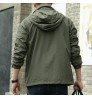 Custom Men's Windbreaker Jackets Waterproof Military Hooded Water Proof Wind Breaker Casual Coat Male Clothing Autumn Jackets