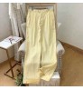 Wholesale Breathable Fabric In Summer High Quality Slim Fit Straight Oversize Men's Trousers 100%Linen Twill Chino Casual Pants