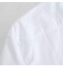 Factor Custom Logo Printed OEM Button Up Cotton White Plus Size Men Shirts For Men Custom Buttons Zip Pocket Casual Plain Shirts