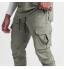 Custom Men Cargo Pants With Side Pockets Grey Khaki Black Pants Men Fitness Trouser Cargo Pants Men's Trousers